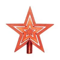Фигура "Звезда" 20см IP20 на елку красн. Neon-Night 501-005