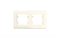 Рамка 2-м Karea RIZZ крем Makel 88010702
