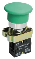 Кнопка управления "Грибок" LAY5-BC31 1НО зел. IEK BBG70-BC-K06