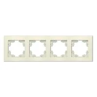 Рамка 4-м Афина универс. сл. кость (ivory) Universal A0046-I
