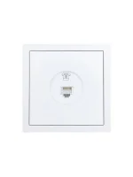 Розетка телефонная евро СП ZIMA IP20 бел. LEZARD 704-0288-137