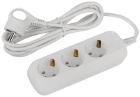 Удлинитель электрический UDL-10-330-E Greenline 3 розетки с заземлением 3м ПВС 3х0.75кв.мм Эра Б0065037