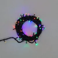 Гирлянда светодиодная управляемая"Нить" 10м 100LED мультиколор 10Вт 220-240В IP65 8 режимов провод ПВХ черн. (нужен контроллер 217-204) Neon-Night 303-139