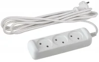 Удлинитель 3х5м без заземл. 10А IP20 U-3-5m-2х1 ПВС 2х1 Эра Б0028356