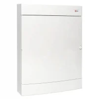 Щит распределительный навесной Unix 3х18мод. IP41 бел. дверь PROxima EKF ux-3x18-nw