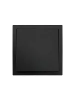 Выключатель 1-кл. СП ZIMA IP20 10А безвинт. зажим черн. бархат LEZARD 704-4288-100QC