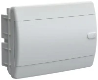 Корпус ЩРВ-П-12 UNION Compact IP41 бел. дверь пластик. IEK UIC-KP13-V-12-41-K01