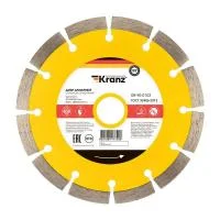 Диск алмазный отрезной сегментный 150x22.2мм Kranz KR-90-0102