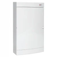 Щит распределительный навесной Unix 3х12мод. IP41 бел. дверь PROxima EKF ux-3x12-nw