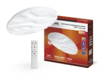 Светильник светодиодный COMFORT WAVE 55Вт 3000-6500К 4400лм 230В 400х70мм с пультом ДУ IN HOME 4690612034911