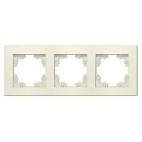 Рамка 3-м Афина универс. сл. кость (ivory) Universal A0045-I