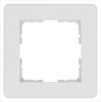 Рамка 1-м G-Flex бел. глянцевый Jasmart G1101W