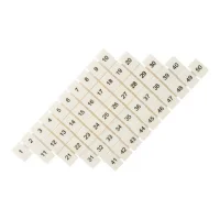 Маркеры для UT/ST/Push-in 2.5 с нумерацией 1-50 (уп.100шт) EKF zb-st-2.5-1-50