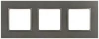Рамка 3-м Elegance 14-5013-16 Classic для розеток и выключателей титан Эра Б0065827