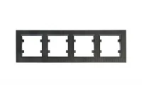 Рамка 4-м Karea LINE STAR чер. Makel 86054704
