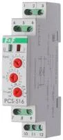 Реле времени PCS-516 8А 230В 1 перекл. IP20 многофункц. вход: START/RESET монтаж на DIN-рейке (аналог РВО-1М) F&F EA02.001.013