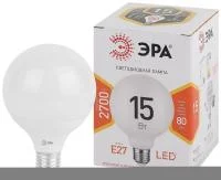 Лампа светодиодная LED G90-15W-2700K-E27 G120 15Вт шар E27 тепл. бел. декор. ЭРА Б0049077