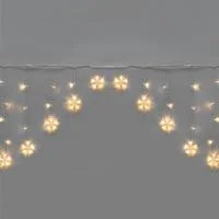 Гирлянда светодиодная "Арка" со звездами 2.5х1.2м 136LED тепл. бел. 7Вт 230В IP20 с контроллером 8 режимов Neon-Night 255-076