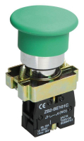 Кнопка управления "Грибок" LAY5-BC31 1НО зел. IEK BBG70-BC-K06