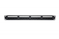 Патч-панель 19 1U кат.6 неэкранир. 24 порта RJ45 Dual IDC TOKOV ELECTRIC TKE-PP-6-1U-24P-UTP