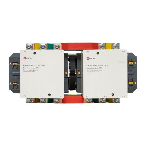 Контактор реверсивный КТЭ 330А кат. 230В AC 2НО EKF ctr-b-r-330
