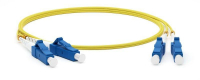 Патч-корд FC-D2-9-LC/UR-LC/UR-H-15M-LSZH-YL (FC-9-LC-LC-UPC-15M) вол.-опт. SM 9/125 (OS2) LC/UPC- LC/UPC duplex LSZH 15 М Hyperline 48163
