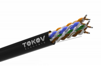 Кабель витая пара U/UTP 4х2х24 AWG кат.5E ССA PE TOKOV Light (м) TOKOV ELECTRIC TKL-C06-U42CCA-5E-305-OD