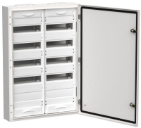 Корпус металлический ЩРн-120 (2х60) 835х570х140 IP54 бел. (одна дверь) TITAN 5 IEK TI5-50-N-2X060-54