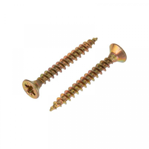 Саморез универсальный 4х30 желт. цинк (уп.250шт) Kranz KR-01-3311-027