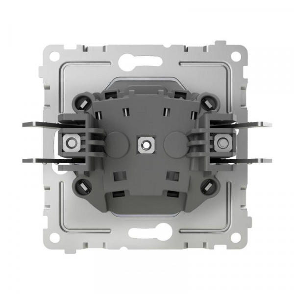 Розетка 1-м СП Pixel 16А IP20 без заземл. механизм перламутр. TOKOV ELECTRIC TKE-PX-R1-C04