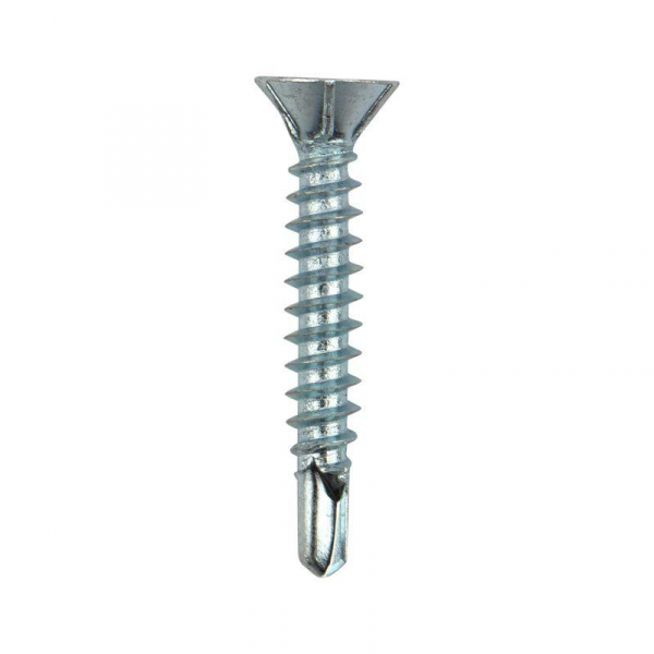 Саморез оконный сверло 3.9х25 бел. цинк (уп.500шт) Kranz KR-01-3722-0011