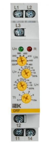 Реле фаз ORF 05 3ф 220-460В AC IEK ORF-05-220-460VAC