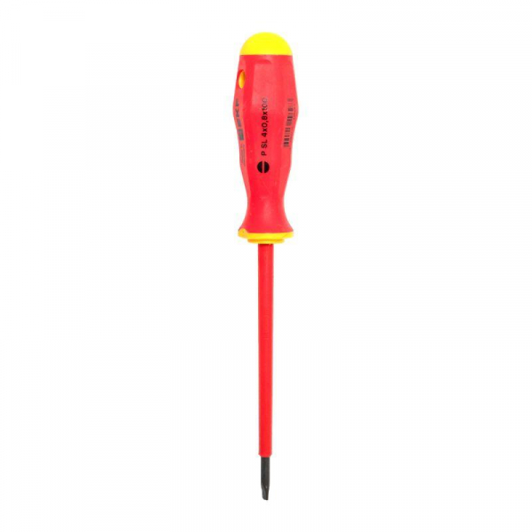 Отвертка Professional SL4х0.8мм VDE 1000В EKF sl-4-0.8-pro-in