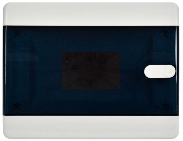 Корпус пластиковый ЩРН-П-8 IP41 черн. прозр. дверь UNION Compact IEK UIC-KP12-N-08-41-K01