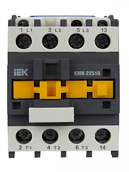 Контактор КМИ-22510 25А 24В/АС3 1НО IEK KKM21-025-024-10