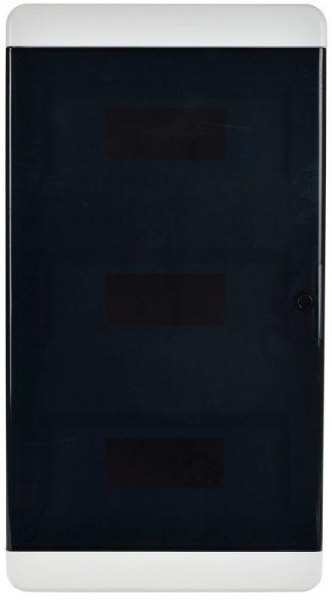 Корпус пластиковый ЩРН-П-36 IP41 черн. прозр. дверь TEKFOR IEK TF5-KP12-N-36-41-K01-K03