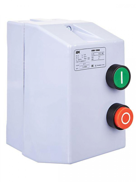 Контактор КМИ-10960 9А 380В/АС3 IP54 IEK KKM16-009-380-00