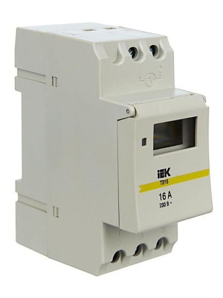 Таймер цифровой ТЭ15 16А 230В на DIN-рейку IEK MTA10-16