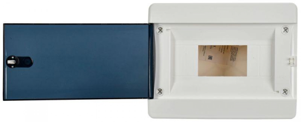 Корпус пластиковый ЩРН-П-8 IP41 черн. прозр. дверь UNION Compact IEK UIC-KP12-N-08-41-K01
