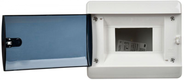 Корпус пластиковый ЩРВ-П-6 IP41 черн. прозр. дверь UNION Compact IEK UIC-KP12-V-06-41-K01