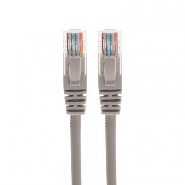 Патч-корд U/UTP CAT 5e RJ45-RJ45 26AWG LSZH сер. 2м Rexant 02-0100-2