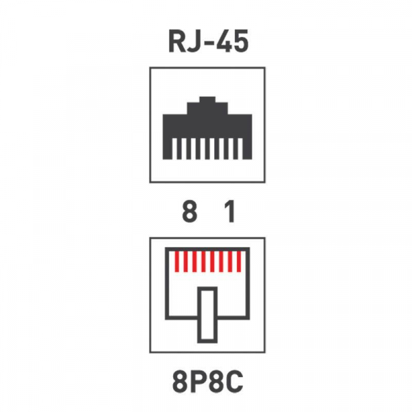 Переходник сетевой LAN гнездо 8Р8С (RJ-45)-гнездо 8Р8С (RJ-45) Rexant 06-0111-A