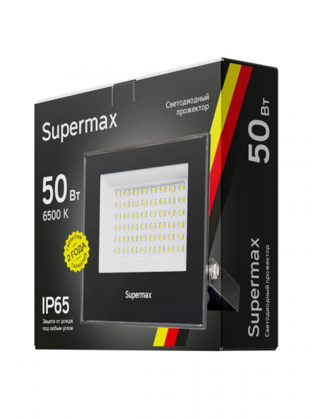 Прожектор светодиодный Supermax SPR 50Вт 6500К 5000лм IP65 КОСМОС S_PR_LED_50