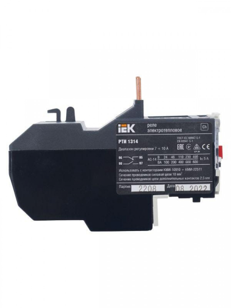 Реле тепл. РТИ 1314 7-10А IEK DRT10-0007-0010