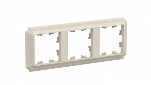 Рамка 3-пост. AtlasDesign Antique универс. беж. SE ATN100203