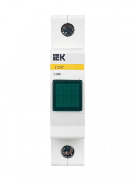 Лампа сигнальная ЛС-47 зел. IEK MLS10-230-K06