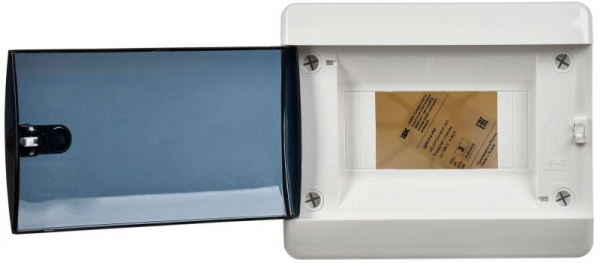 Корпус пластиковый ЩРН-П-6 IP41 черн. прозр. дверь UNION Compact IEK UIC-KP12-N-06-41-K01