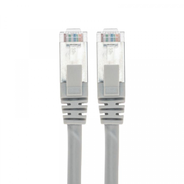 Патч-корд F/UTP CAT 6 RJ45-RJ45 26AWG LSZH сер. 1м Rexant 02-0210-1