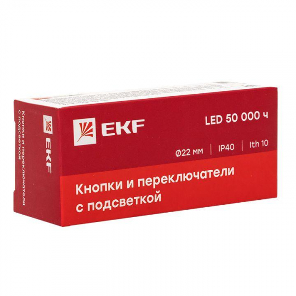 Кнопка BA21 с подсветкой 24В бел. NO PROxima EKF xb2-bw21-24