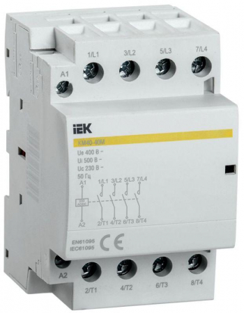 Контактор модульный КМ40-40М AC/DC KARAT IEK MKK21-40-40
